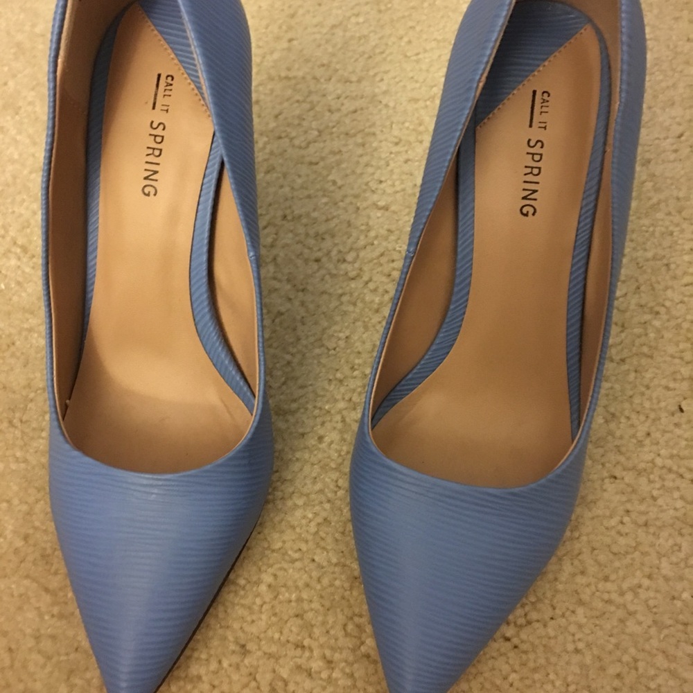 Call it Spring blue styletto